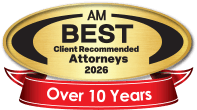 AM Best Client Recommended Attorneys 2026 | Over 10 Years